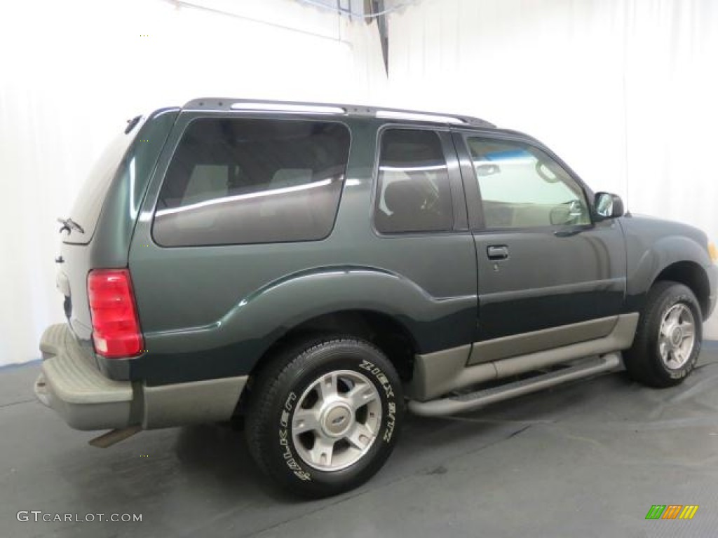 2003 Explorer Sport XLT - Aspen Green Metallic / Medium Parchment Beige photo #21