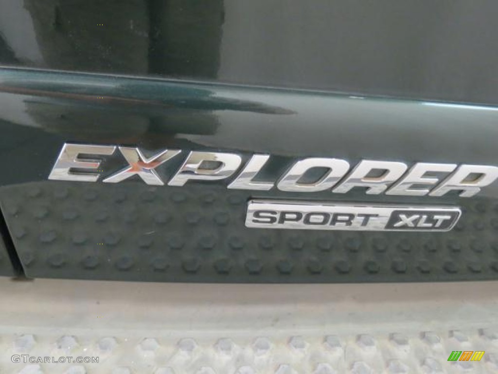 2003 Explorer Sport XLT - Aspen Green Metallic / Medium Parchment Beige photo #24
