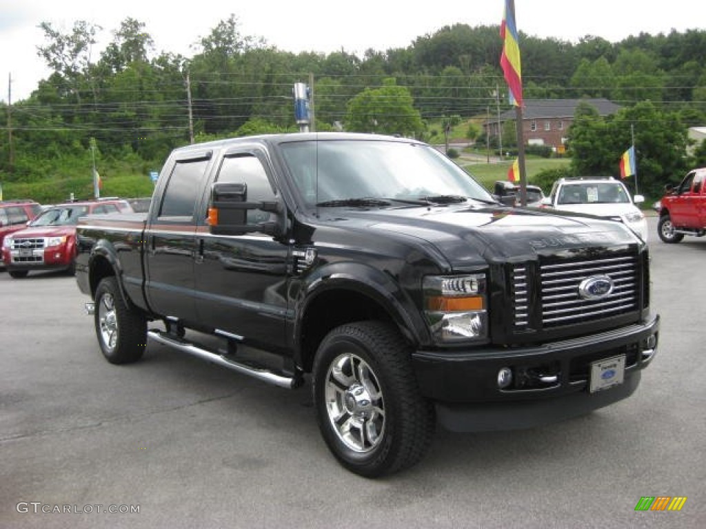 2008 F250 Super Duty Harley Davidson Crew Cab 4x4 - Black/Vintage Copper Two-Tone / Black/Dusted Copper photo #4