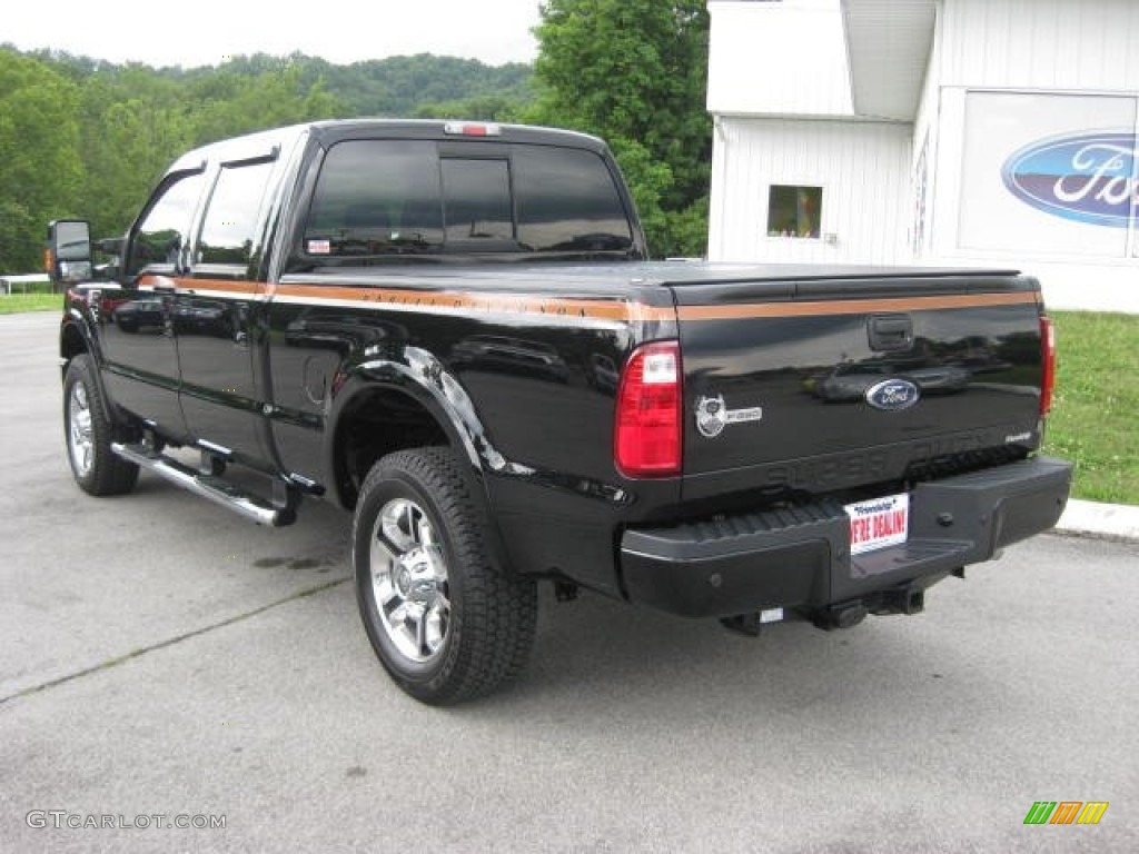 2008 F250 Super Duty Harley Davidson Crew Cab 4x4 - Black/Vintage Copper Two-Tone / Black/Dusted Copper photo #7