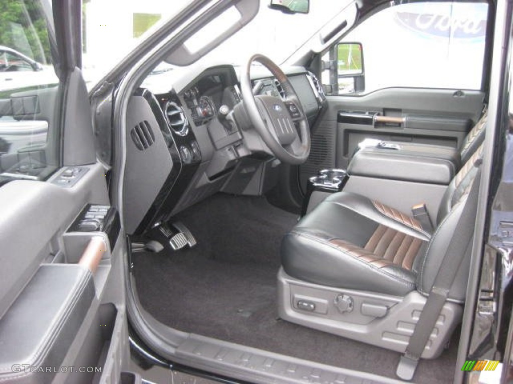 2008 F250 Super Duty Harley Davidson Crew Cab 4x4 - Black/Vintage Copper Two-Tone / Black/Dusted Copper photo #9