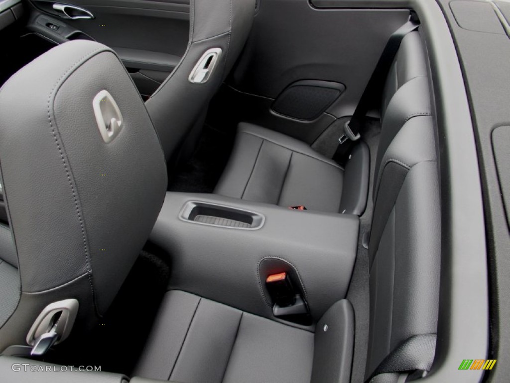 Black Interior 2012 Porsche New 911 Carrera Cabriolet Photo #66788315