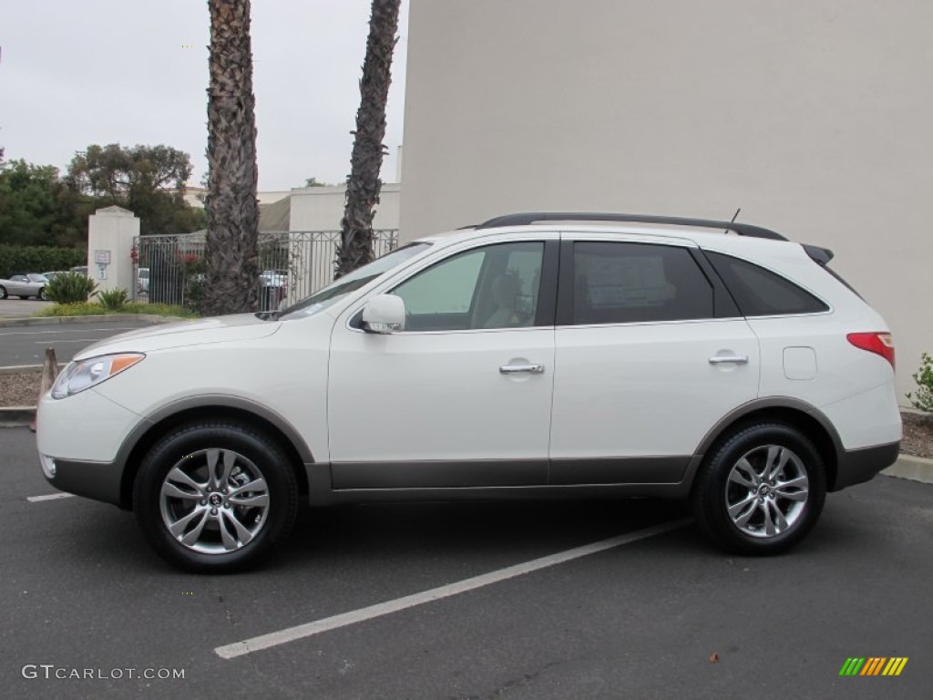 Stone White 2012 Hyundai Veracruz Limited AWD Exterior Photo #66788626