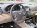 2012 Hyundai Veracruz Beige Interior Dashboard Photo