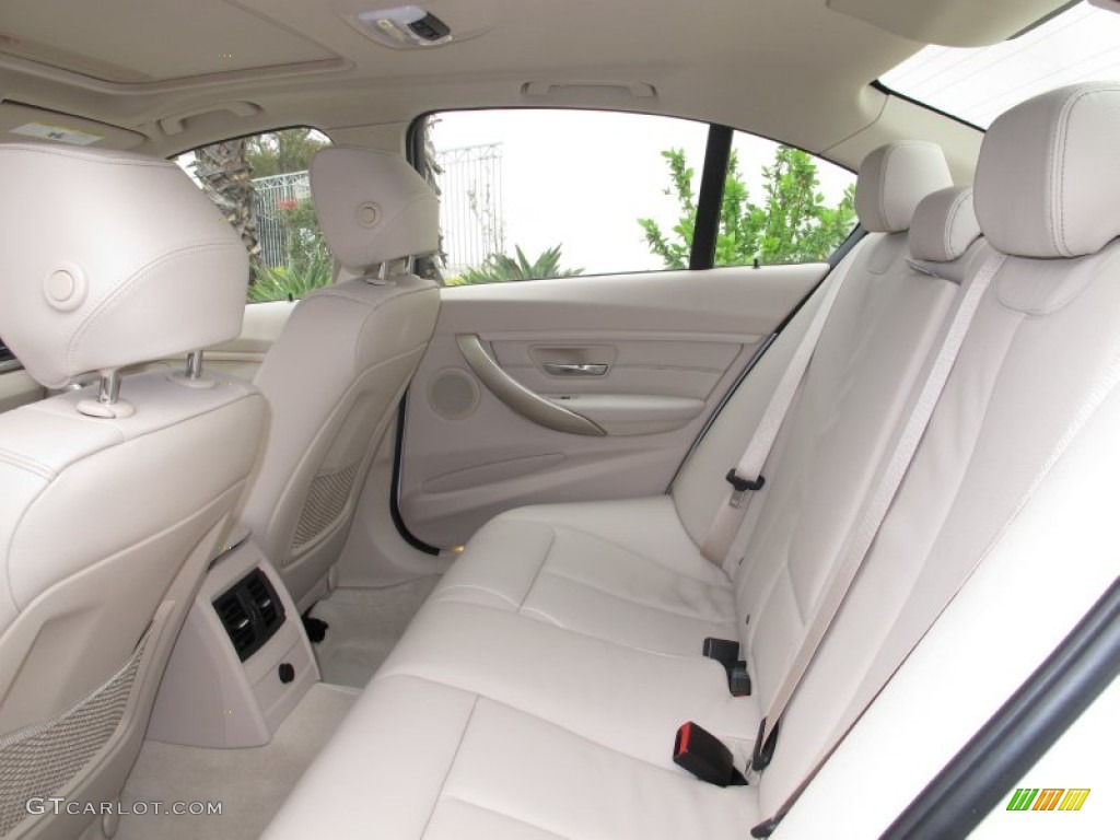 Oyster/Dark Oyster Interior 2012 BMW 3 Series 328i Sedan Photo #66788930