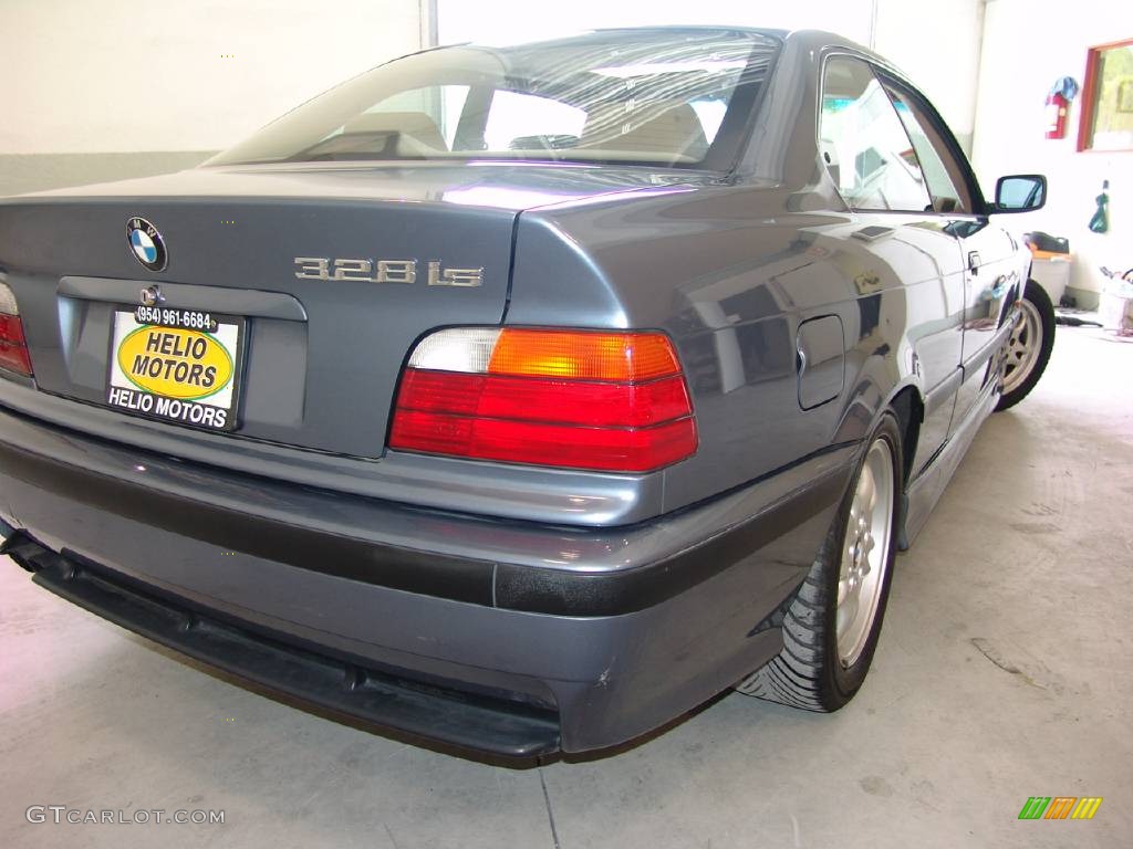 1999 3 Series 328i Coupe - Steel Blue Metallic / Sand photo #5