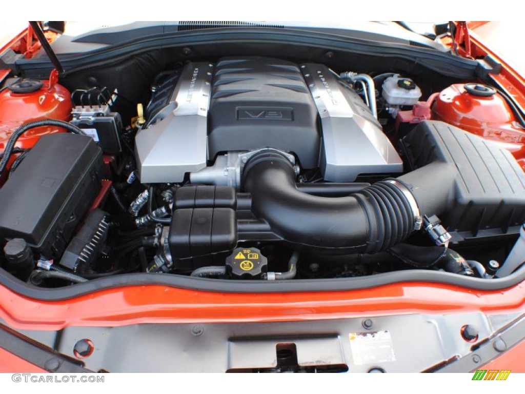 2012 Camaro SS/RS Coupe - Inferno Orange Metallic / Black photo #17