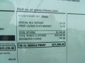  2013 Malibu ECO Window Sticker