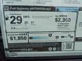  2013 Malibu ECO Window Sticker