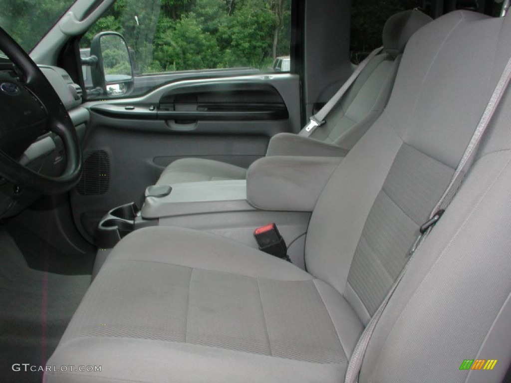 2006 F350 Super Duty XLT SuperCab 4x4 - Dark Green Satin Metallic / Medium Flint photo #34