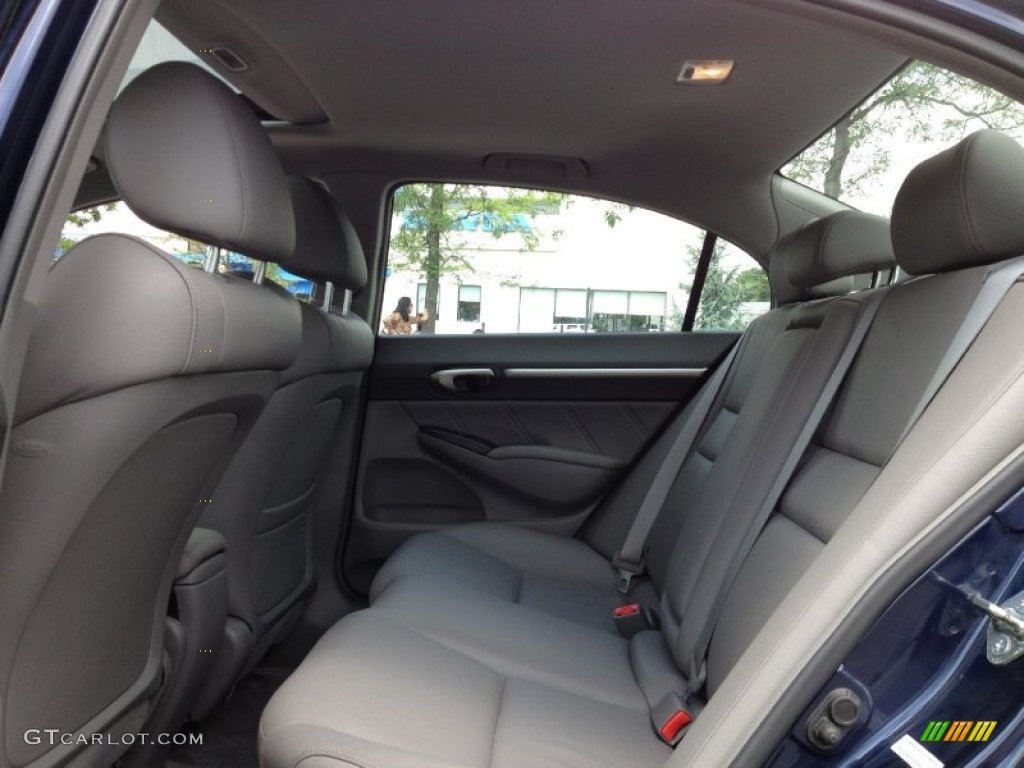 2010 Civic EX-L Sedan - Royal Blue Pearl / Gray photo #13