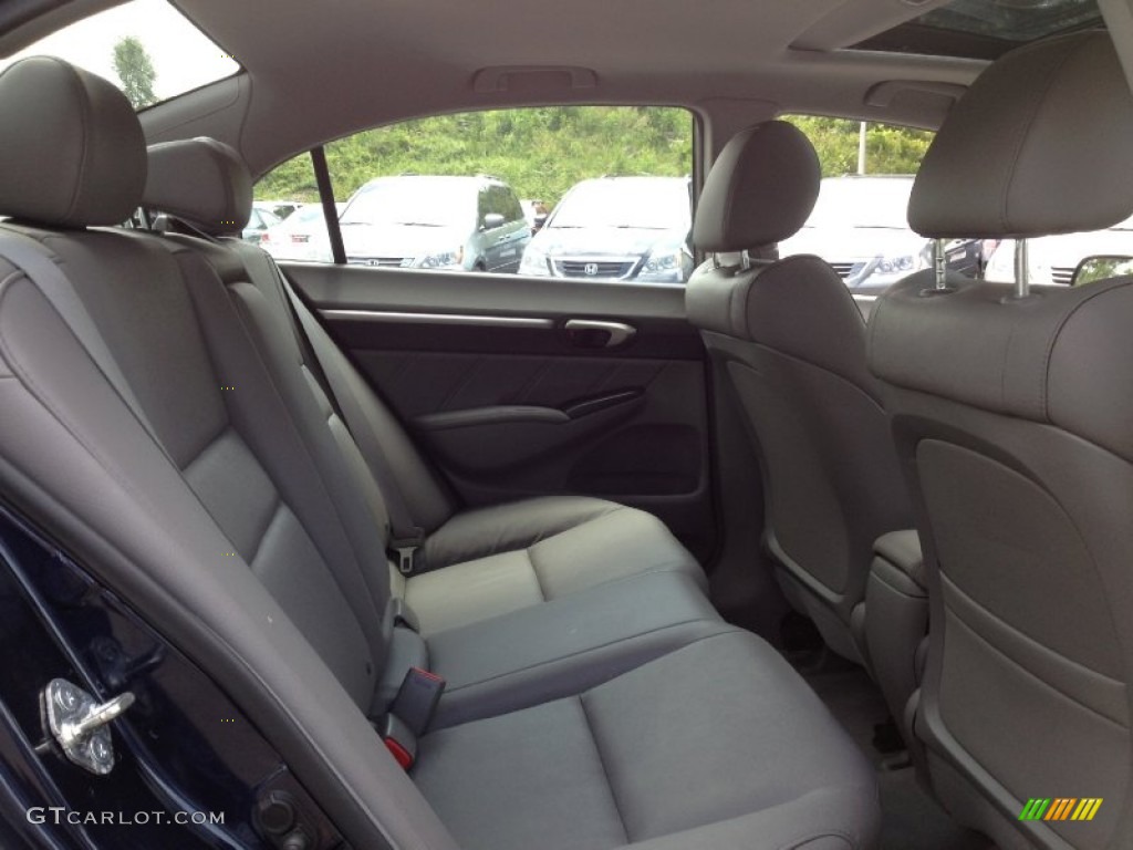 2010 Civic EX-L Sedan - Royal Blue Pearl / Gray photo #14
