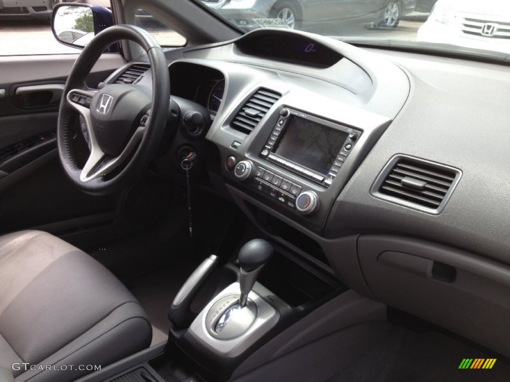2010 Civic EX-L Sedan - Royal Blue Pearl / Gray photo #16