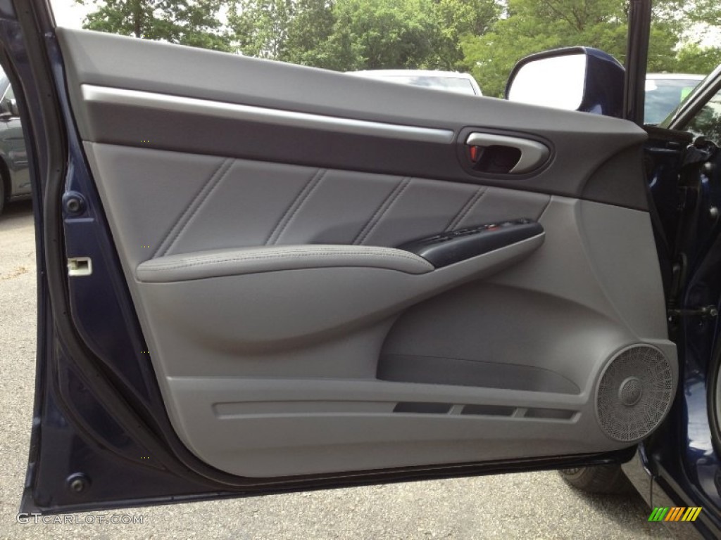 2010 Civic EX-L Sedan - Royal Blue Pearl / Gray photo #19