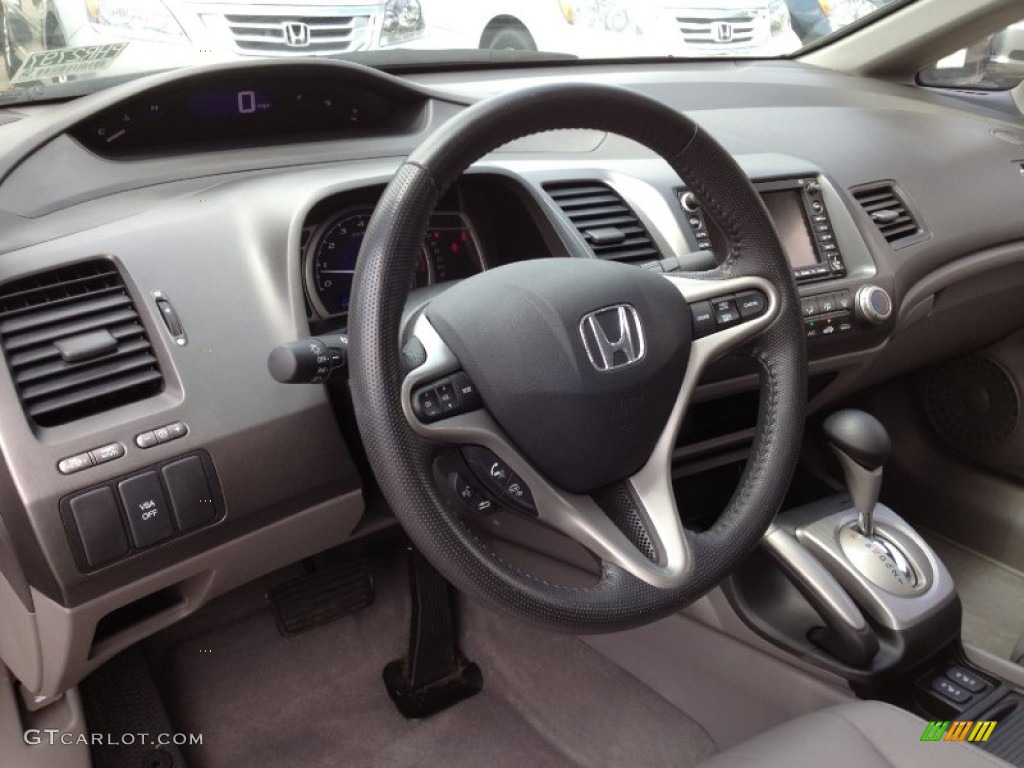 2010 Civic EX-L Sedan - Royal Blue Pearl / Gray photo #23
