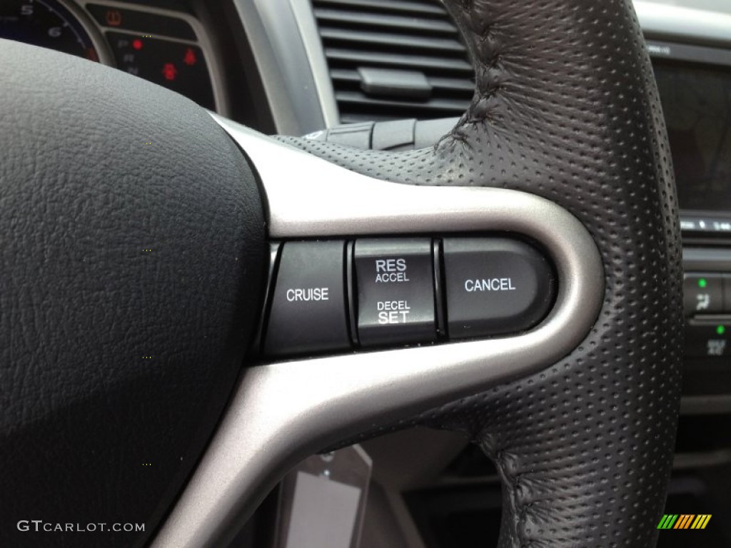 2010 Civic EX-L Sedan - Royal Blue Pearl / Gray photo #28