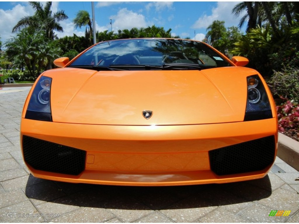 Arancio Borealis (Orange) 2008 Lamborghini Gallardo Spyder E-Gear Exterior Photo #66791415