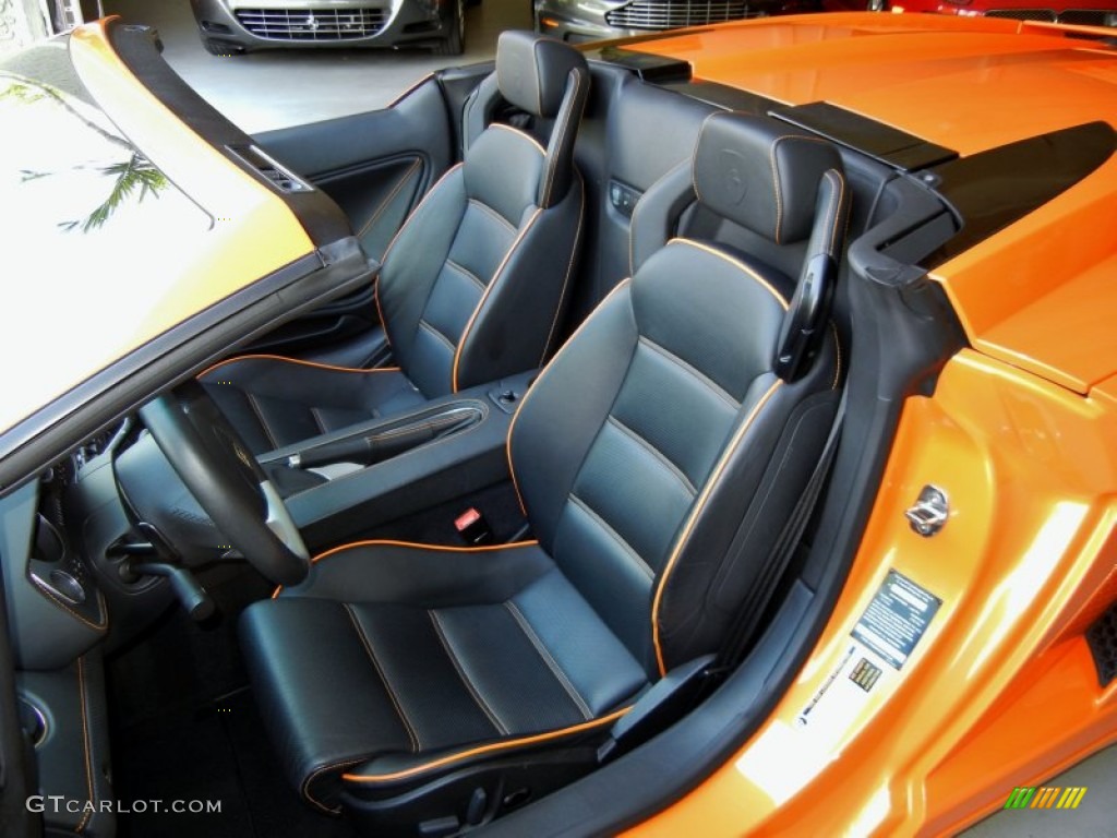 2008 Lamborghini Gallardo Spyder E-Gear Front Seat Photo #66791484