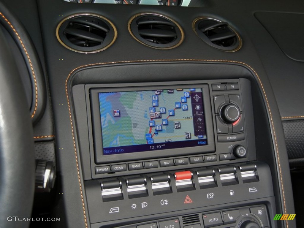 2008 Lamborghini Gallardo Spyder E-Gear Navigation Photos