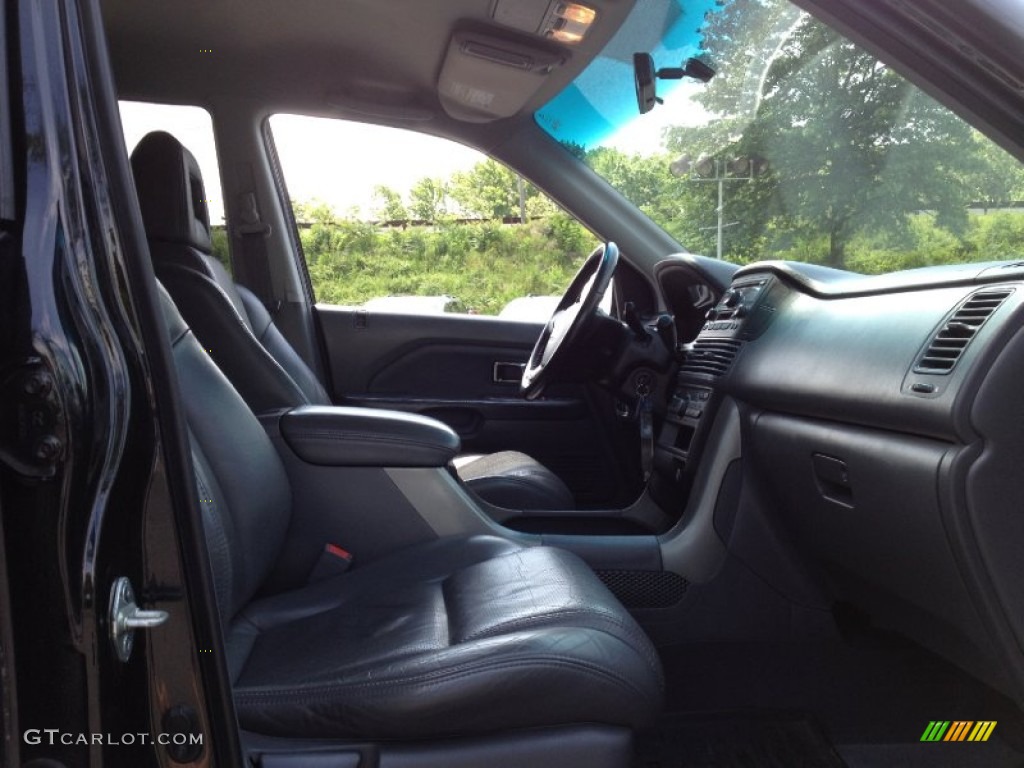 2003 Pilot EX-L 4WD - Nighthawk Black Pearl / Gray photo #15