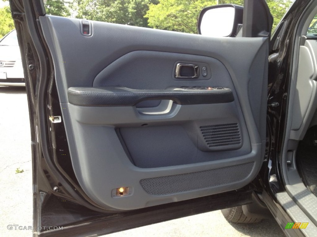 2003 Pilot EX-L 4WD - Nighthawk Black Pearl / Gray photo #19