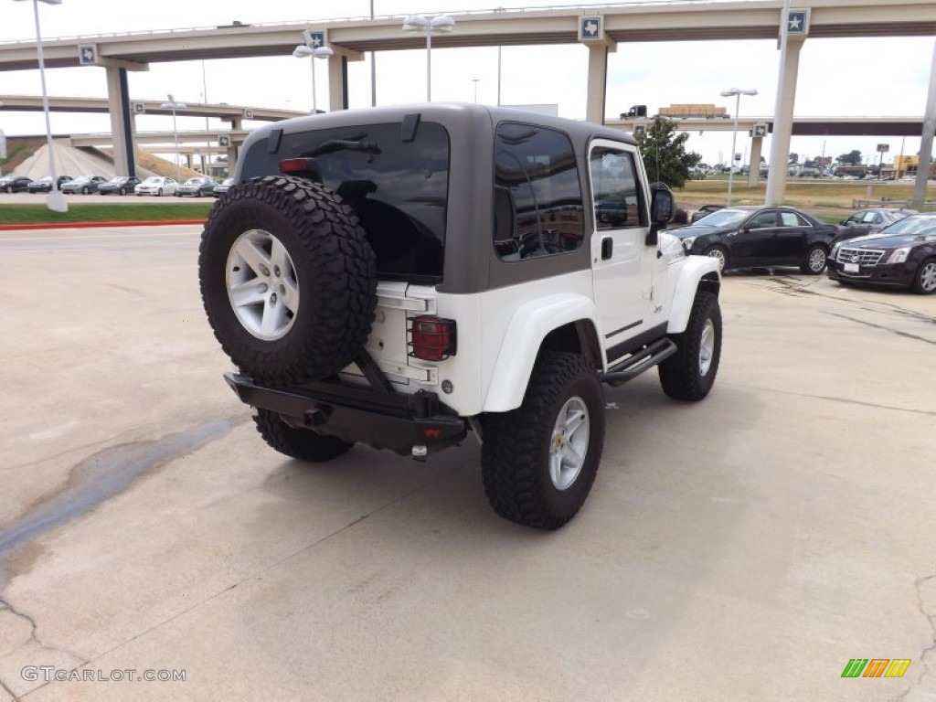 2004 Wrangler Rubicon 4x4 - Stone White / Dark Slate Gray photo #5