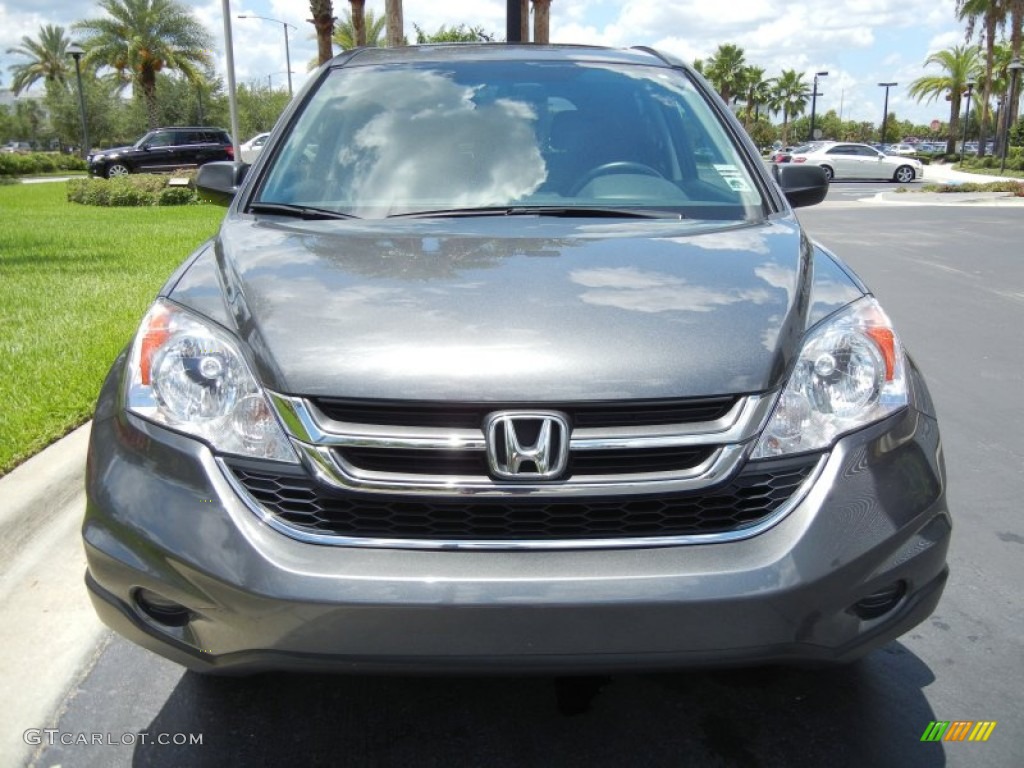 2011 CR-V EX 4WD - Polished Metal Metallic / Black photo #3