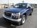 Navy Blue 2009 GMC Canyon Work Truck Regular Cab Exterior