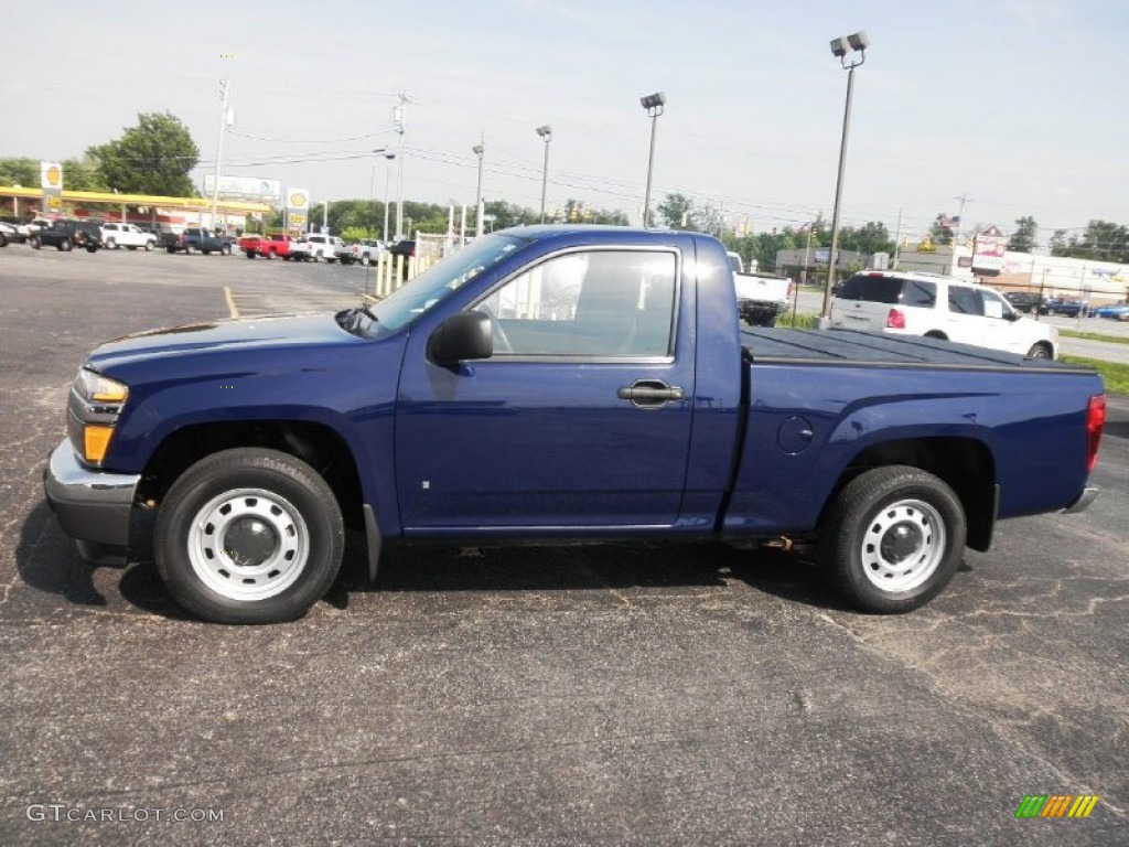 Navy Blue 2009 GMC Canyon Work Truck Regular Cab Exterior Photo #66792570
