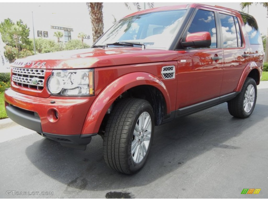 Rimini Red Metallic 2011 Land Rover LR4 HSE Exterior Photo #66792702