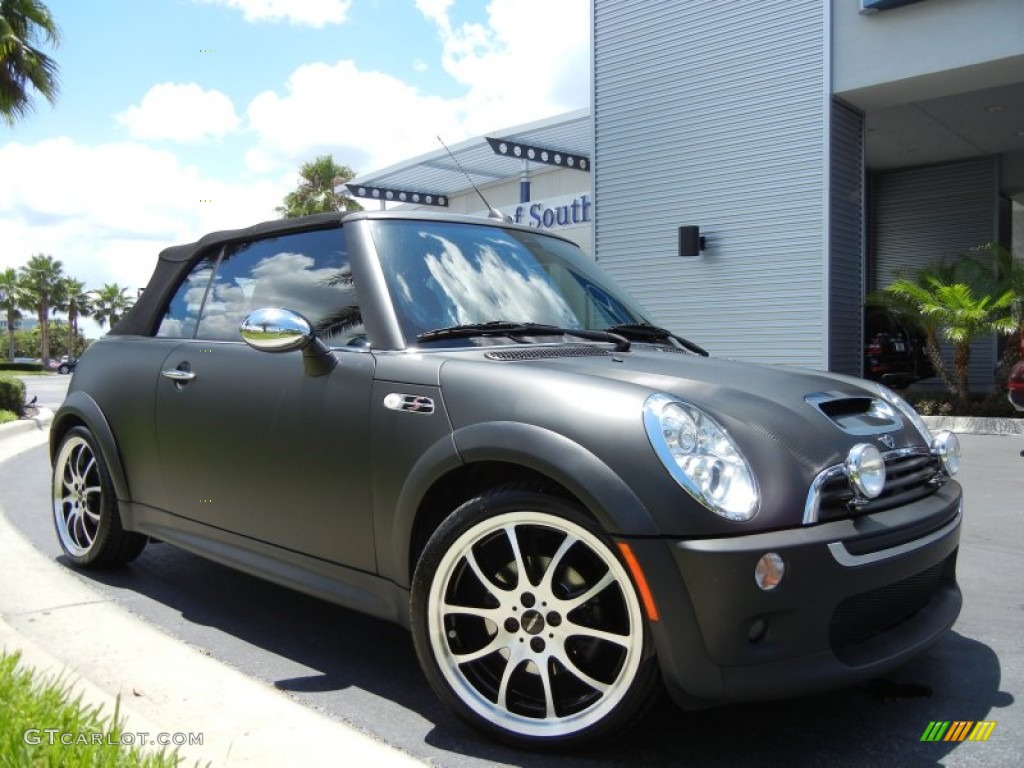 Matte Grey 2008 Mini Cooper S Convertible Exterior Photo #66794199