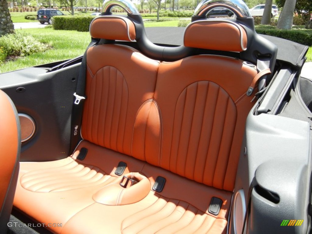 Lounge Redwood Interior 2008 Mini Cooper S Convertible Photo #66794325