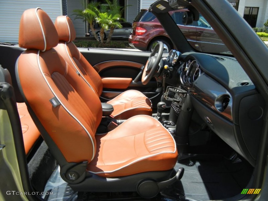 Lounge Redwood Interior 2008 Mini Cooper S Convertible Photo #66794344