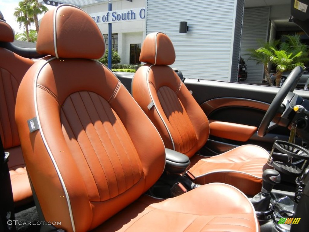 Lounge Redwood Interior 2008 Mini Cooper S Convertible Photo #66794352