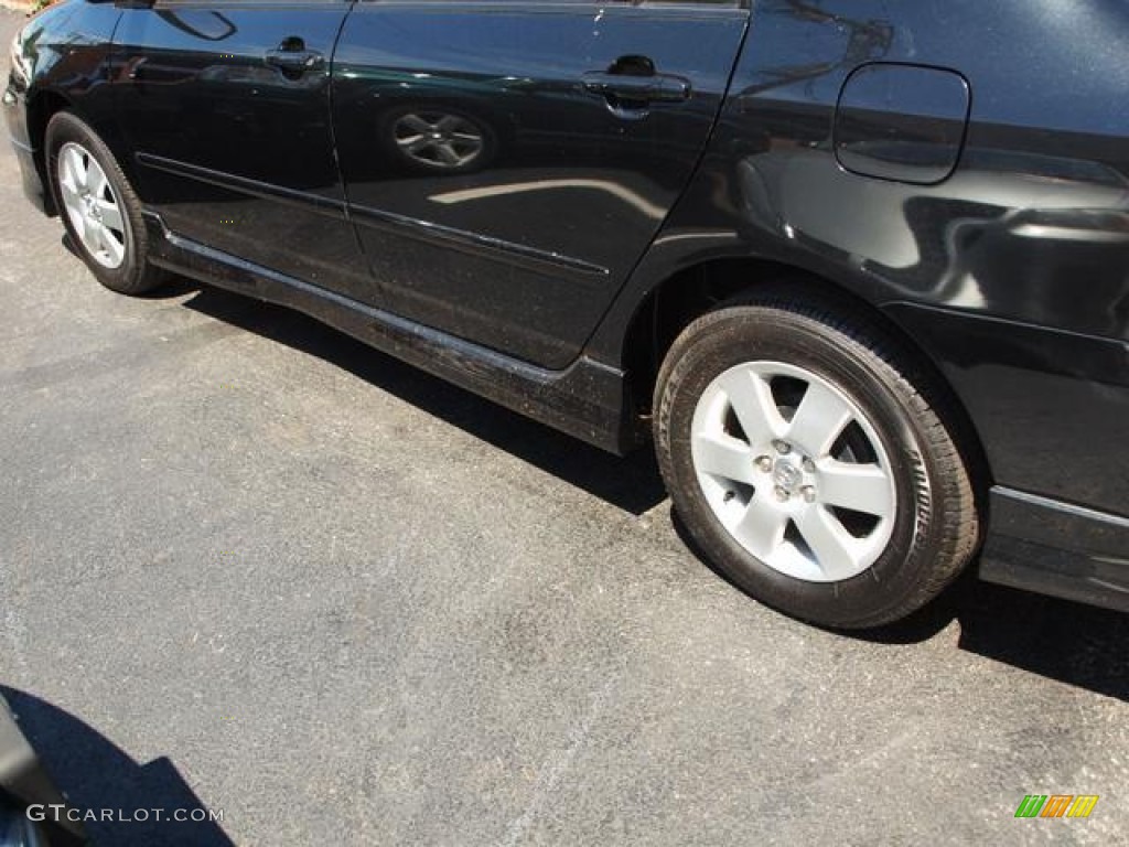 2006 Corolla S - Black Sand Pearl / Dark Charcoal photo #4