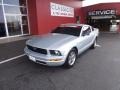 2005 Satin Silver Metallic Ford Mustang V6 Deluxe Coupe  photo #1