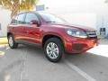 2012 Wild Cherry Metallic Volkswagen Tiguan S  photo #1