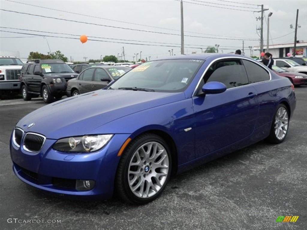 2007 3 Series 328i Coupe - Montego Blue Metallic / Black photo #5