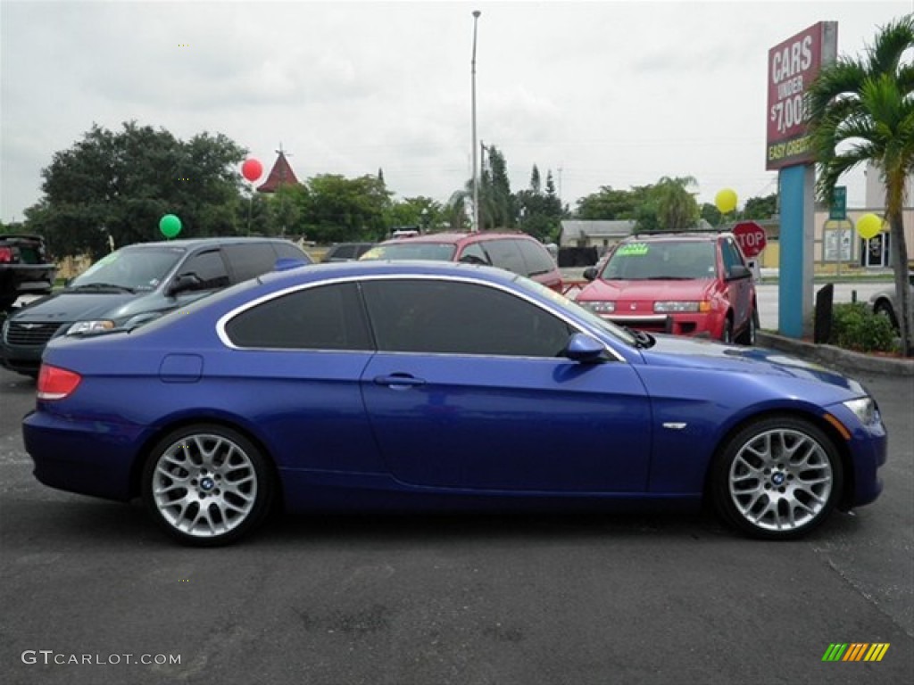 2007 3 Series 328i Coupe - Montego Blue Metallic / Black photo #12