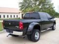 2007 Brilliant Black Crystal Pearl Dodge Ram 3500 SLT Mega Cab 4x4 Dually  photo #3