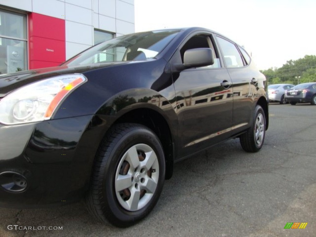 2008 Rogue S AWD - Wicked Black / Black photo #2