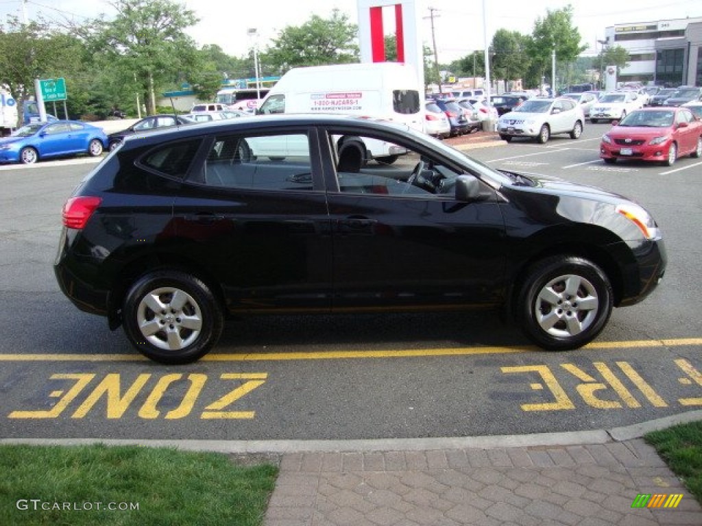 2008 Rogue S AWD - Wicked Black / Black photo #8