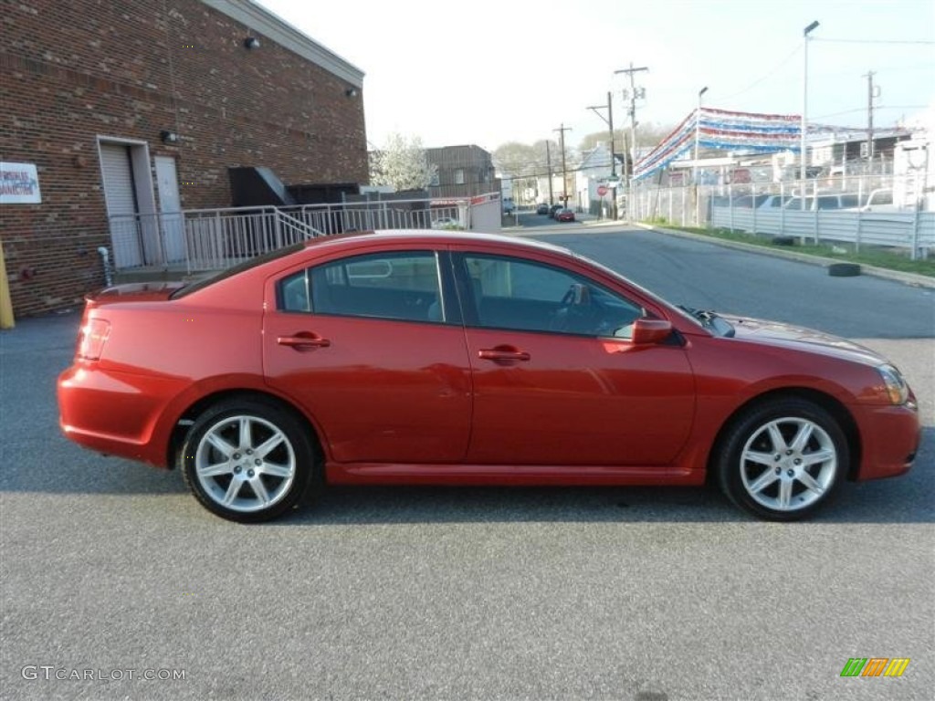 2010 Galant Sport Edition - Rave Red Pearl / Black photo #12
