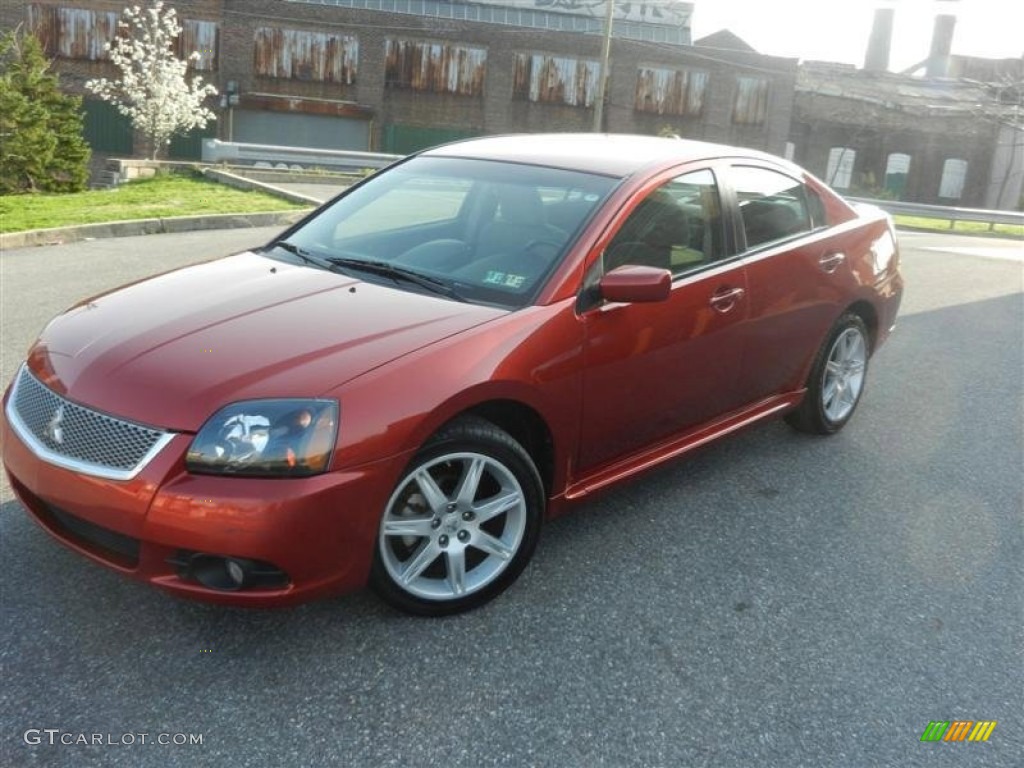 2010 Galant Sport Edition - Rave Red Pearl / Black photo #28