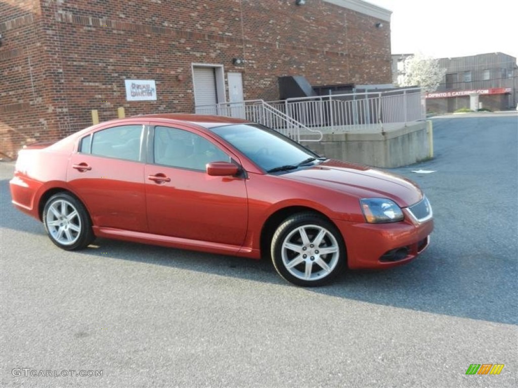 2010 Galant Sport Edition - Rave Red Pearl / Black photo #31