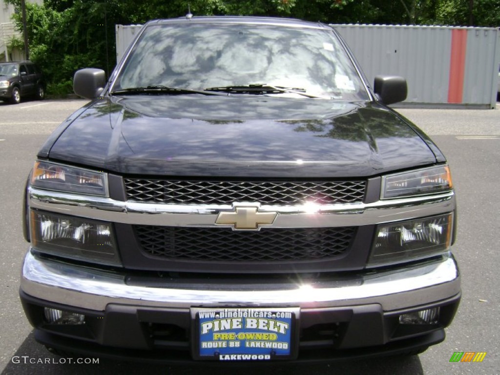 2008 Colorado LT Crew Cab 4x4 - Black / Ebony photo #2