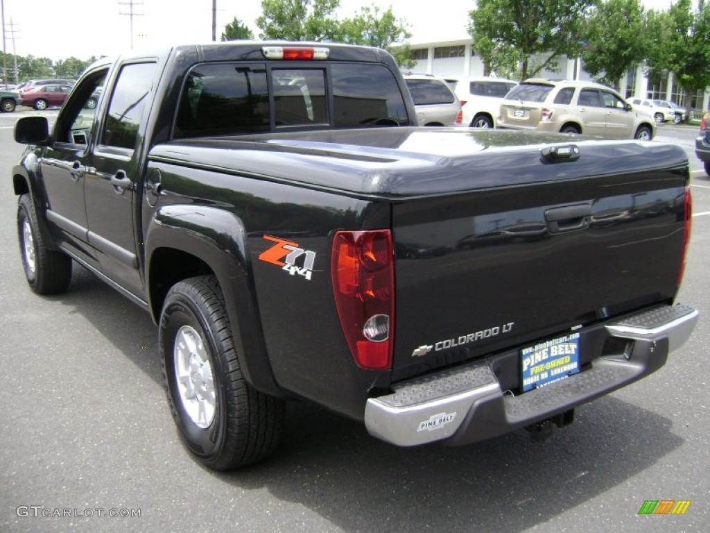 2008 Colorado LT Crew Cab 4x4 - Black / Ebony photo #6