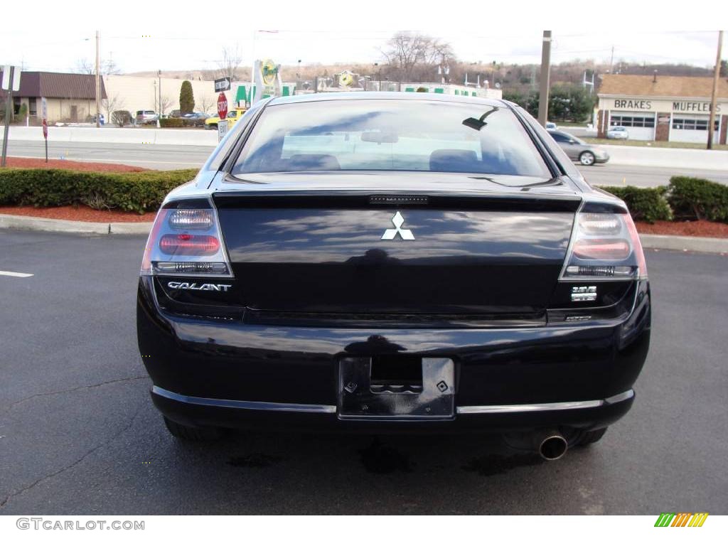 2005 Galant GTS V6 - Kalapana Black / Black photo #6