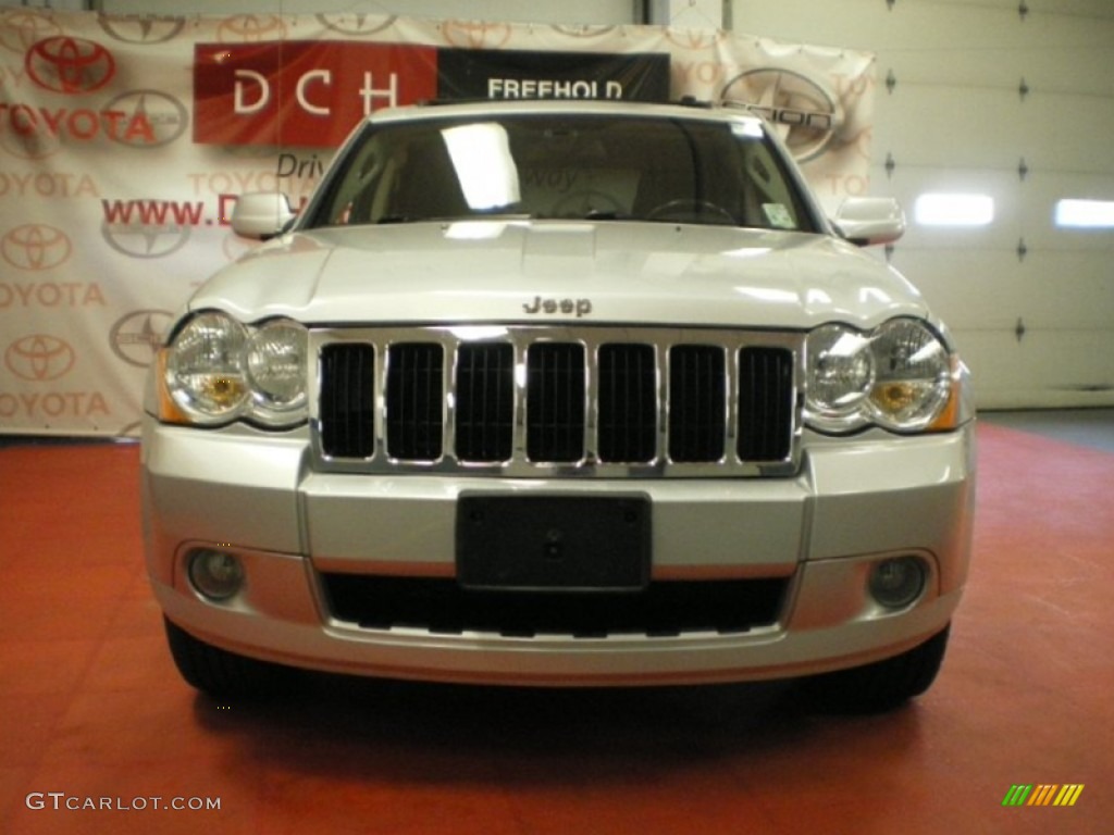 2008 Grand Cherokee Limited 4x4 - Bright Silver Metallic / Dark Slate Gray/Light Graystone photo #2