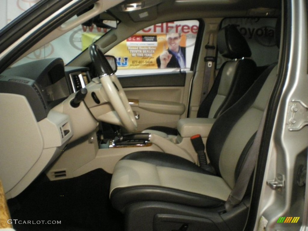 2008 Grand Cherokee Limited 4x4 - Bright Silver Metallic / Dark Slate Gray/Light Graystone photo #16
